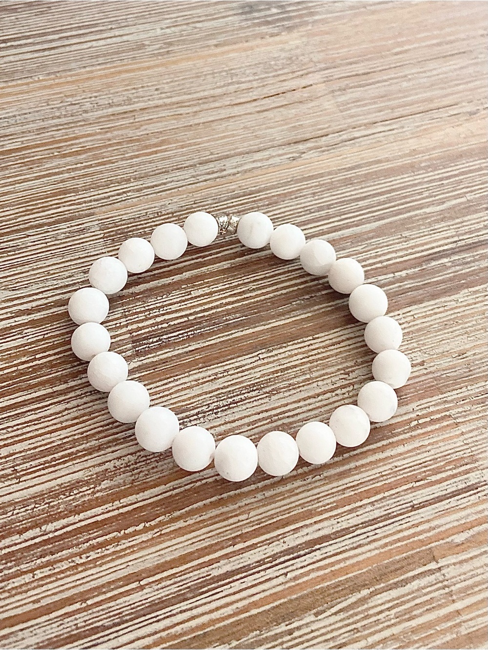 Ivory Howlite Serenity Stretch Bracelet